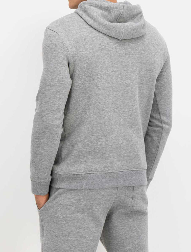 MyRunway | Shop Woolworths Grey Melange Slim Fit Fleece Hoodie for